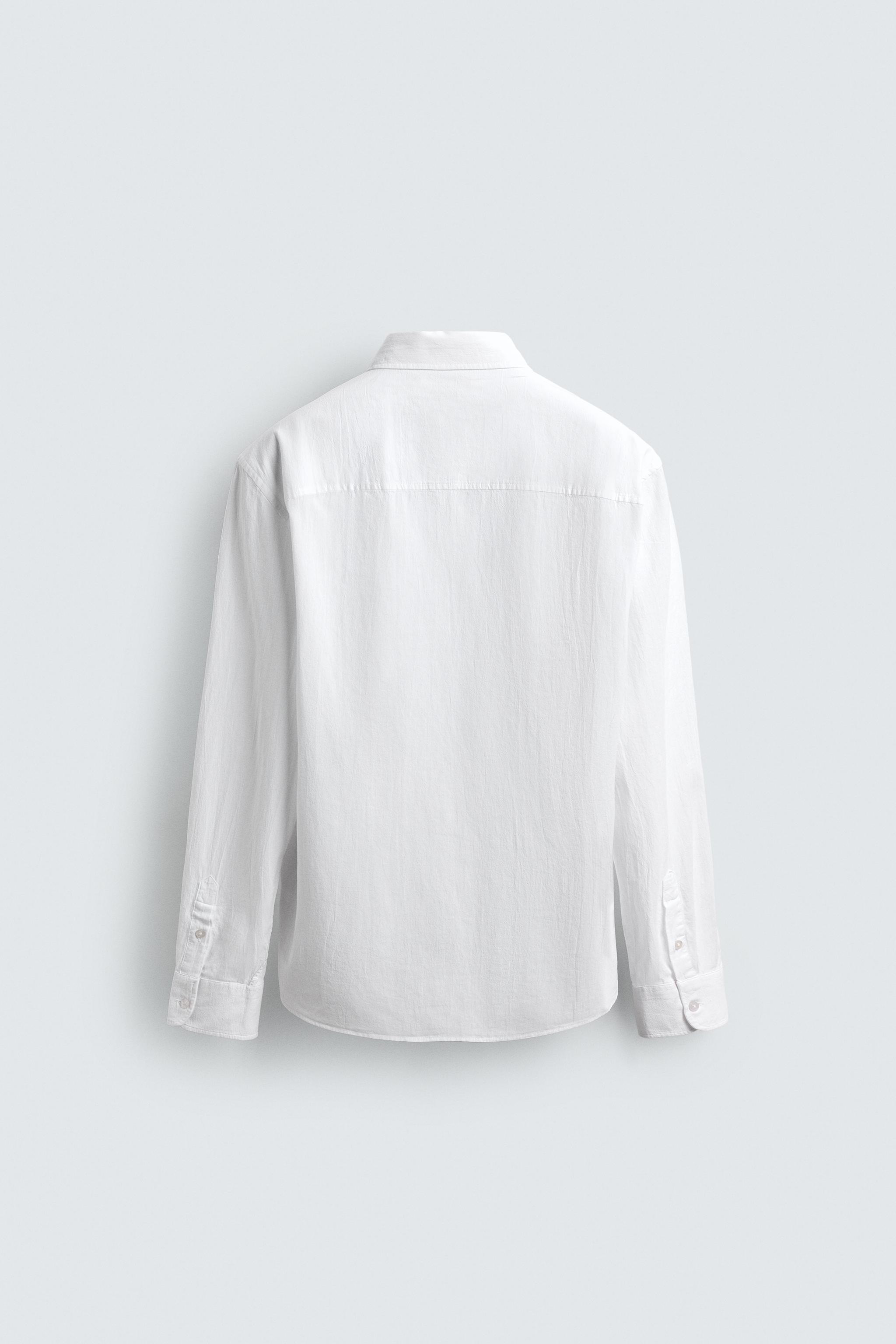 CHEMISE REGULAR FIT EFFET FROISSÉ